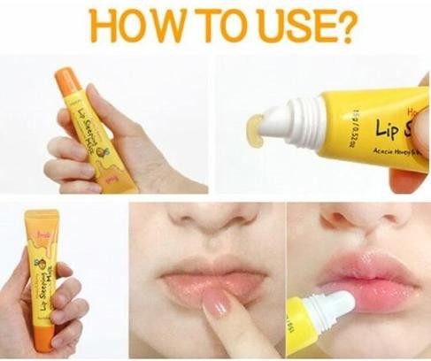 ماسک لب عسل و بری پرتی 🍯