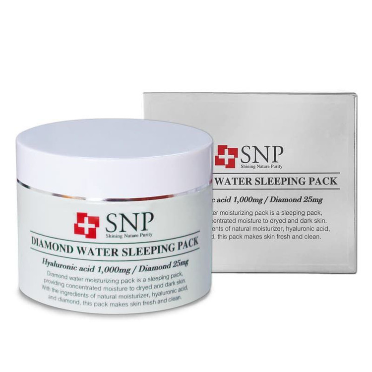 ماسک خواب مرطوبکننده ی الماس از برند snp